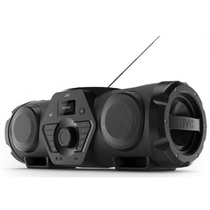 JVC RVNB300DAB 60W CD BoomBlaster with USB, DAB+ and Bluetooth Audio-Streaming | Atlantic Electrics