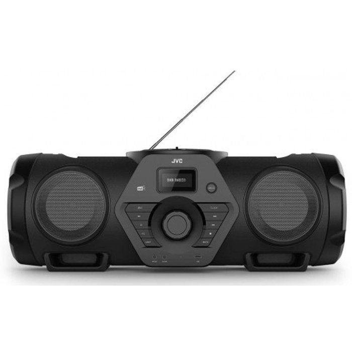 JVC RVNB300DAB 60W CD BoomBlaster with USB, DAB+ and Bluetooth Audio-Streaming | Atlantic Electrics