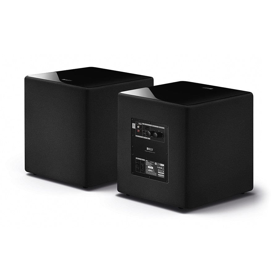 Kef KUBE 10 High Performance 10” Subwoofer Black | Atlantic Electrics