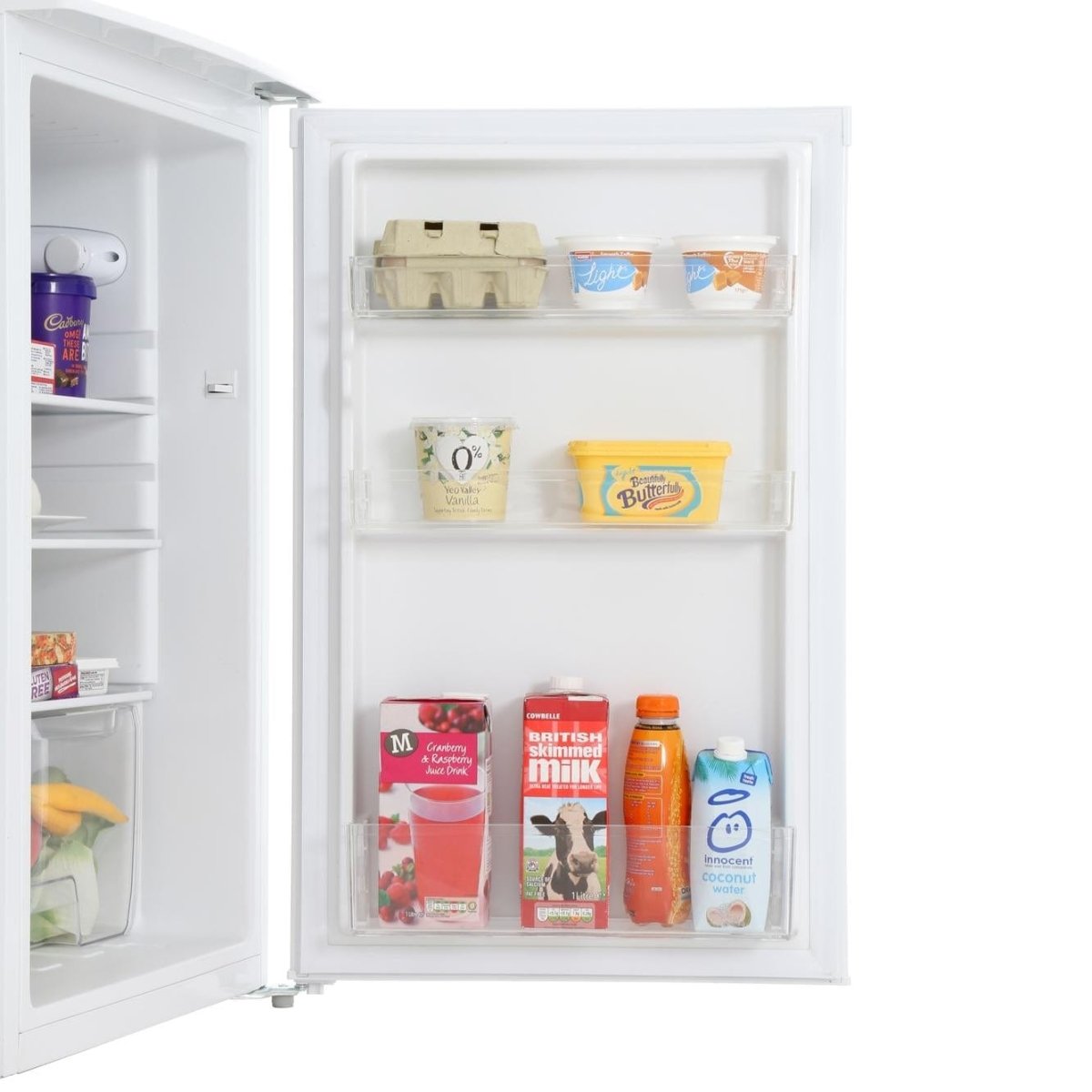 Lec L5017W 50cm Undercounter Larder Fridge - White | Atlantic Electrics
