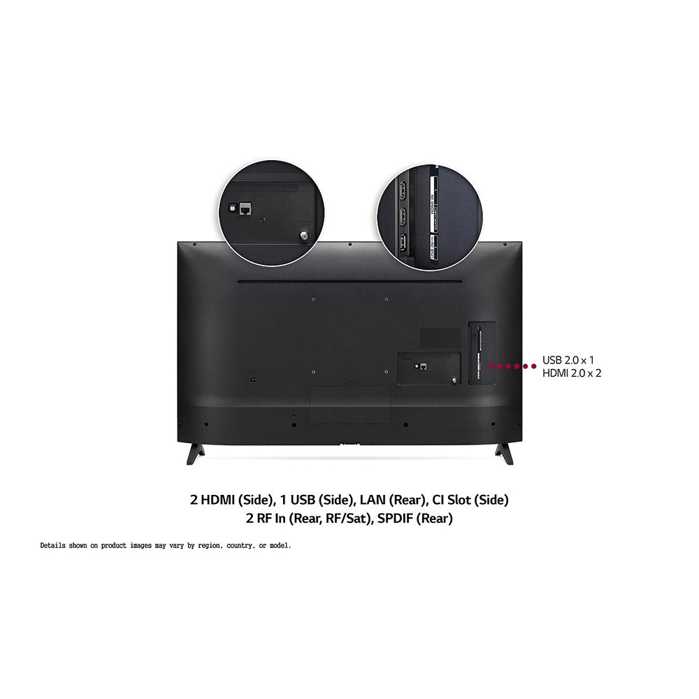LG 43UP75006LF (2021) LED HDR 4K Ultra HD Smart TV, 43 inch with Freeview Play-Freesat HD, Ceramic Black - Atlantic Electrics - 39478140109023