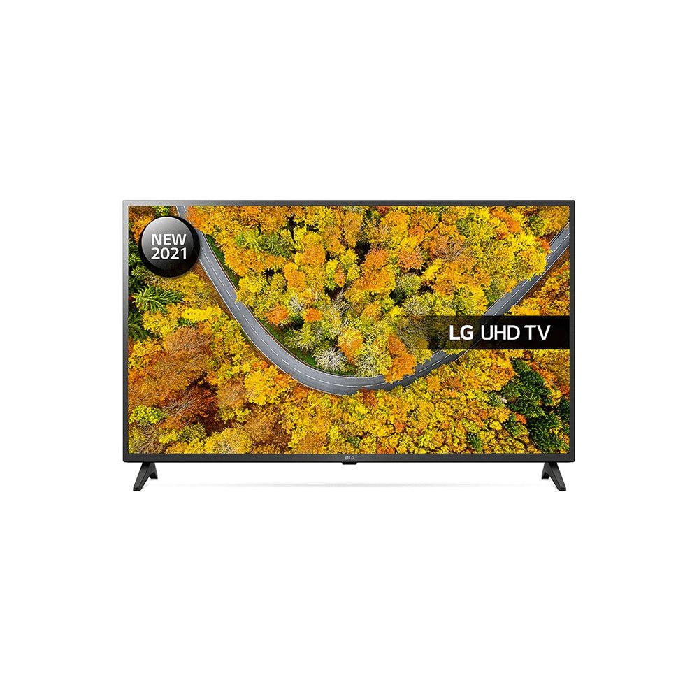 LG 43UP75006LF (2021) LED HDR 4K Ultra HD Smart TV, 43 inch with Freeview Play-Freesat HD, Ceramic Black - Atlantic Electrics - 39478139846879