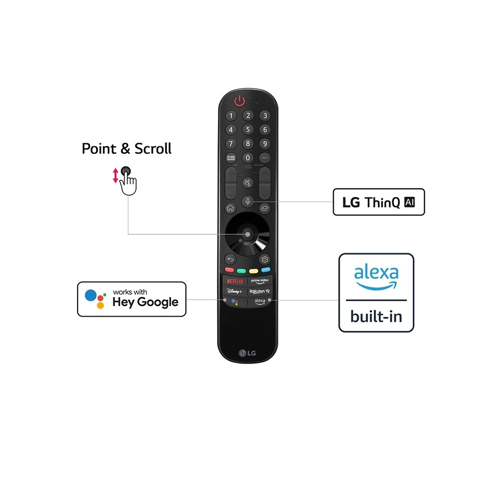 LG 65QNED866QAAEK 65" 4K QNED MiniLED Smart TV with Voice Assistants | Atlantic Electrics