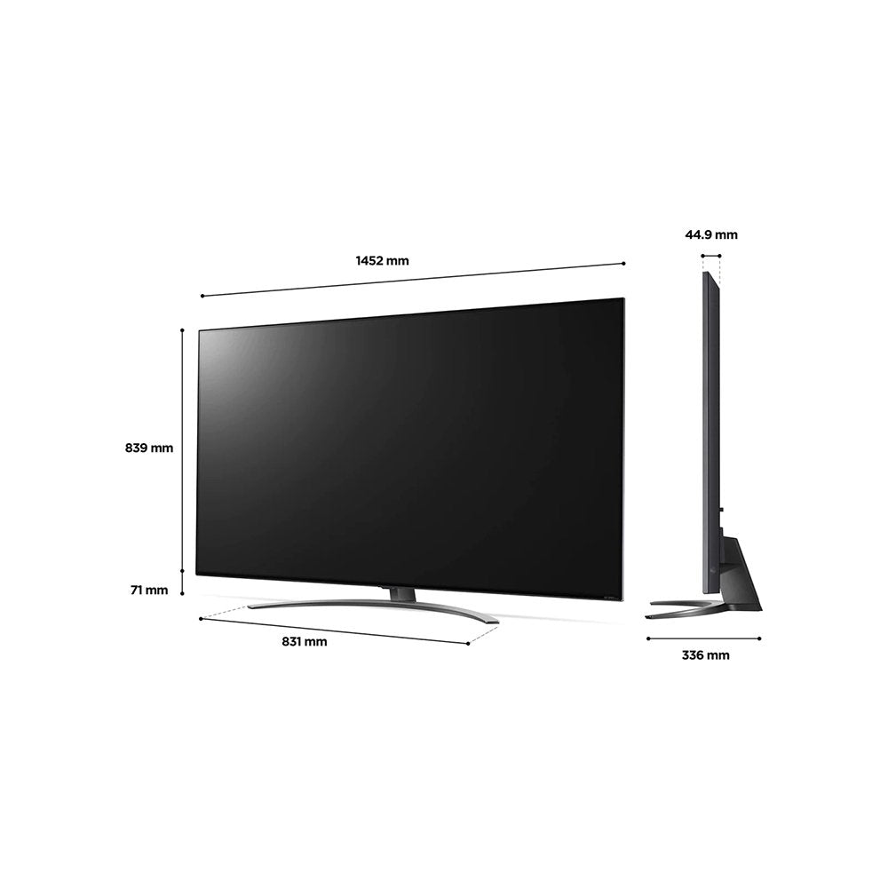 LG 65QNED866QAAEK 65" 4K QNED MiniLED Smart TV with Voice Assistants | Atlantic Electrics