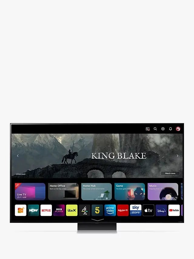 LG 65QNED866RE (2023) QNED MiniLED HDR 4K Ultra HD Smart TV, 65 inch with Freeview Play/Freesat HD, Ashed Blue | Atlantic Electrics
