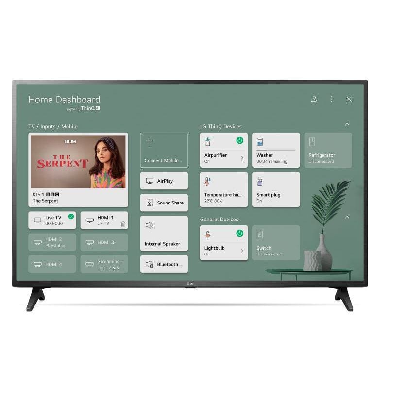LG 65UP75006LF (2021) LED HDR 4K Ultra HD Smart TV, 65 inch with Freeview Play-Freesat HD, Ceramic Black | Atlantic Electrics