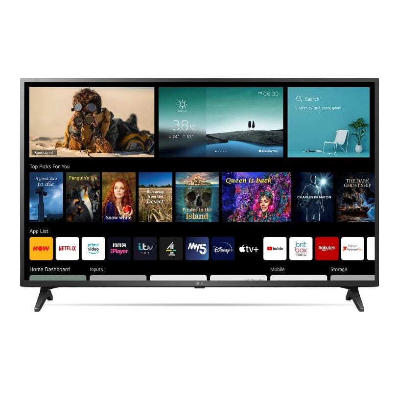 LG 65UP75006LF (2021) LED HDR 4K Ultra HD Smart TV, 65 inch with Freeview Play-Freesat HD, Ceramic Black | Atlantic Electrics