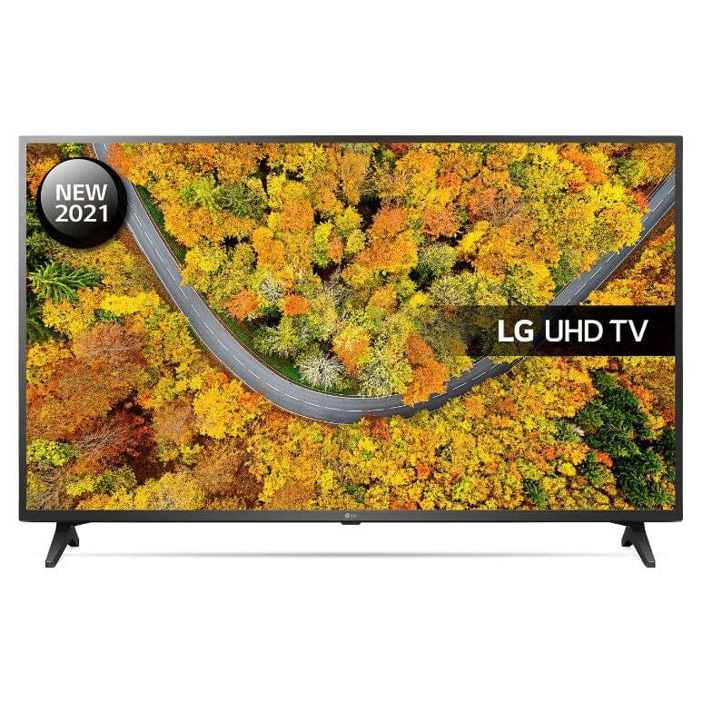 LG 65UP75006LF (2021) LED HDR 4K Ultra HD Smart TV, 65 inch with Freeview Play-Freesat HD, Ceramic Black | Atlantic Electrics