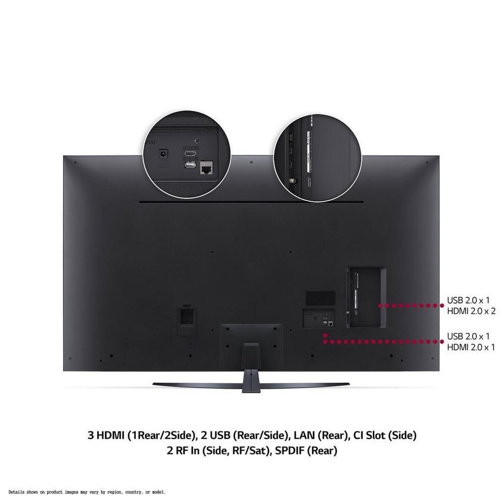 LG 65UP81006LR (2021) LED HDR 4K Ultra HD Smart TV, 65 inch with Freeview Play-Freesat HD, Black | Atlantic Electrics