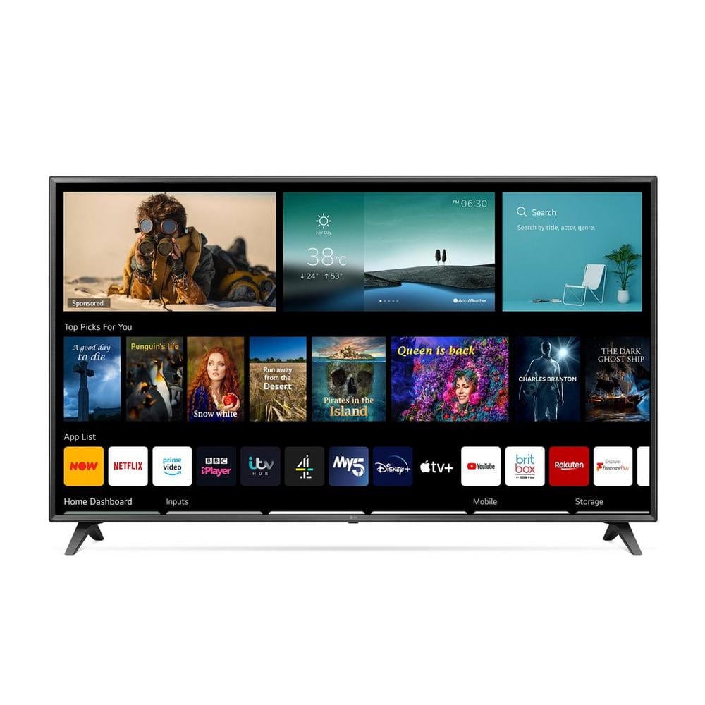 LG 75UP75006LC 75 inch 4K UHD HDR Smart LED TV (2021 Model) with Freeview Play, Prime Video, Netflix, Disney+, Google Assistant and Alexa compatible | Atlantic Electrics