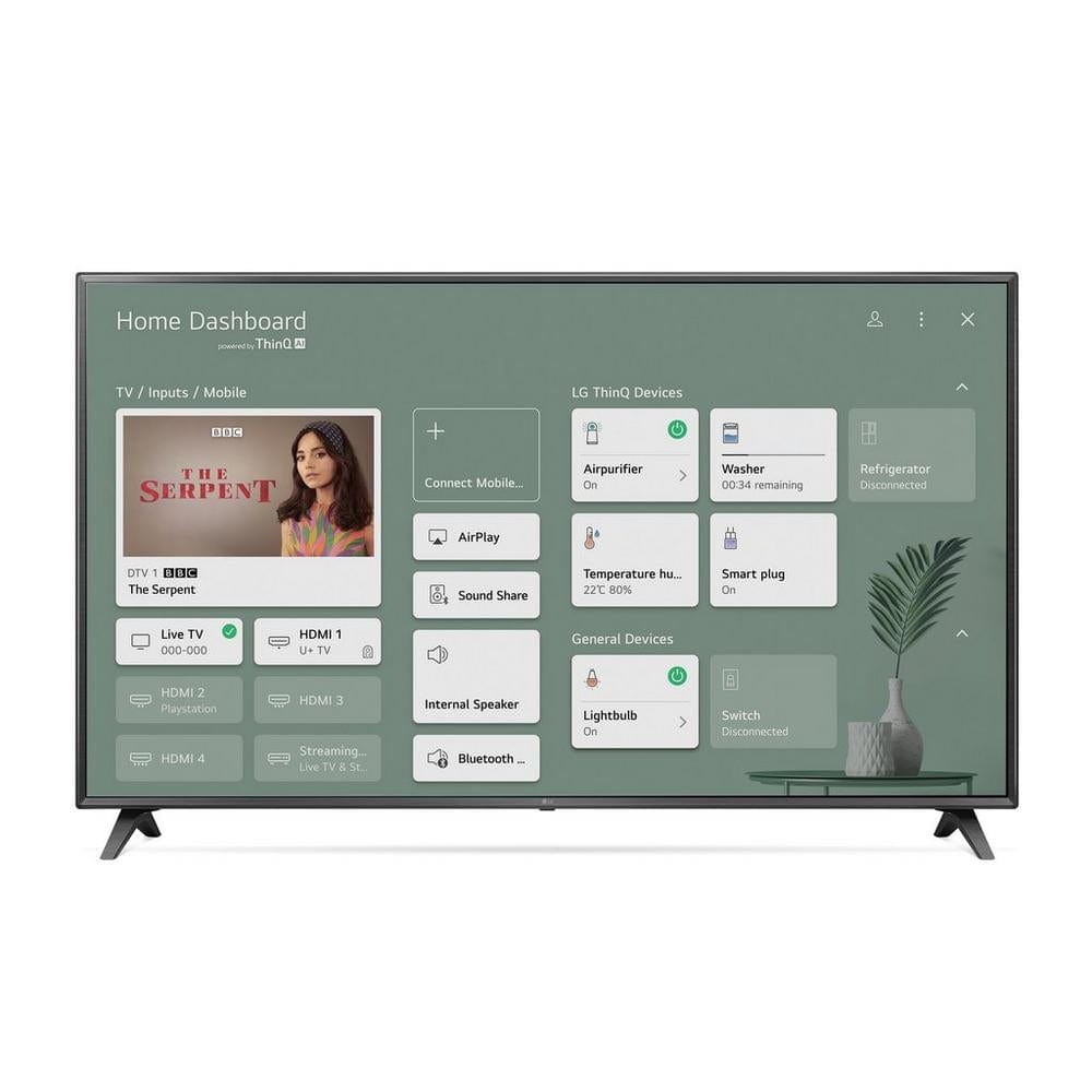 LG 75UP75006LC 75 inch 4K UHD HDR Smart LED TV (2021 Model) with Freeview Play, Prime Video, Netflix, Disney+, Google Assistant and Alexa compatible | Atlantic Electrics