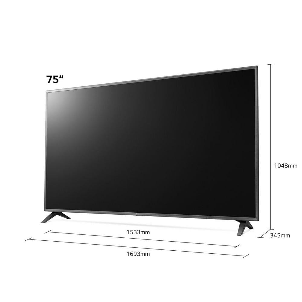 LG 75UP75006LC 75 inch 4K UHD HDR Smart LED TV (2021 Model) with Freeview Play, Prime Video, Netflix, Disney+, Google Assistant and Alexa compatible | Atlantic Electrics