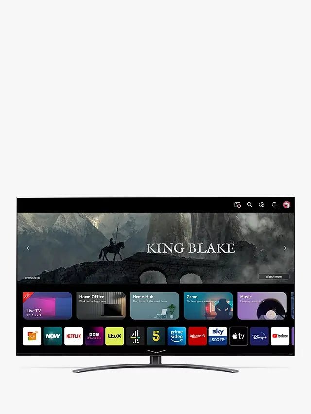 LG 86QNED916QE (2023) QNED MiniLED HDR 4K Ultra HD Smart TV, 86 inch with Freeview Play/Freesat HD - Dark Steel Silver | Atlantic Electrics