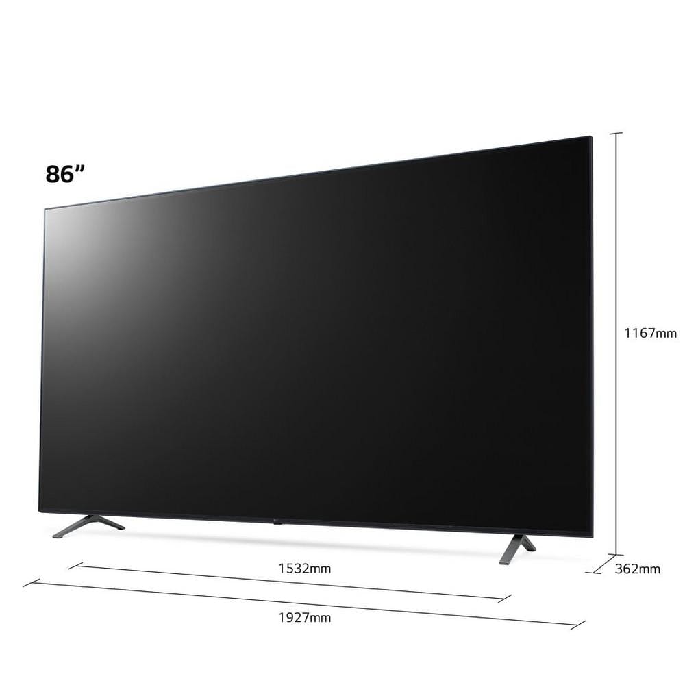 LG 86UP80006LA (2021) LED HDR 4K Ultra HD Smart TV, 86 inch with Freeview Play-Freesat HD & Dolby Atmos, Ashed Blue | Atlantic Electrics