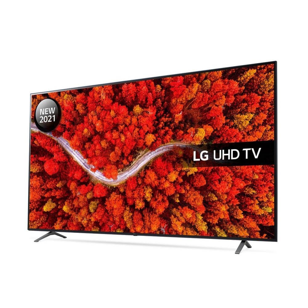 LG 86UP80006LA (2021) LED HDR 4K Ultra HD Smart TV, 86 inch with Freeview Play-Freesat HD & Dolby Atmos, Ashed Blue | Atlantic Electrics