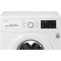 Thumbnail LG F4MT08WE 8kg 1400 Spin Washing Machine with 6 Motion Direct Drive - 39478151774431