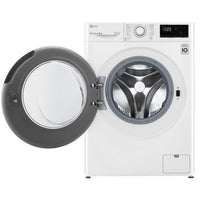 Thumbnail LG F4V309WNW Washing Machine in White, 1400rpm 9kg B Rated - 39478153052383