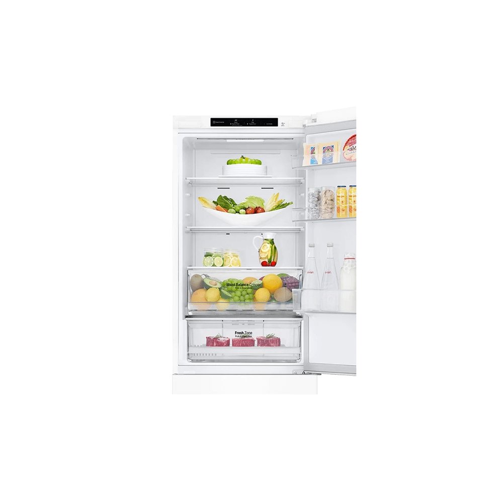 LG GBB61SWJEC 59.5cm Frost Free Fridge Freezer White | Atlantic Electrics