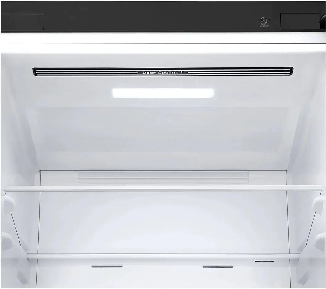 LG GBF61BLHEN 59.5cm 70/30 Freestanding Frost Free Fridge Freezer - Black | Atlantic Electrics