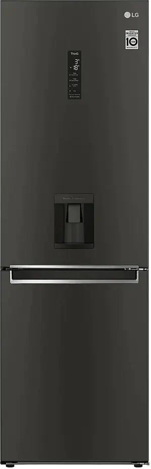 LG GBF61BLHEN 59.5cm 70/30 Freestanding Frost Free Fridge Freezer - Black | Atlantic Electrics