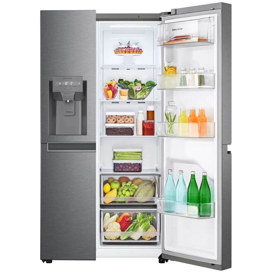 LG GSLD50DSXM 91.3cm Frost Free American Style Fridge Freezer Graphite | Atlantic Electrics