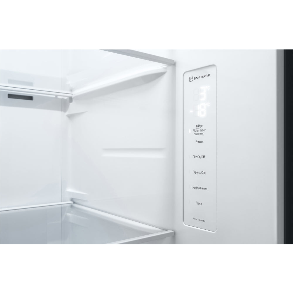LG GSLV50PZXL 91.3cm Frost Free American Style Fridge Freezer - Stainless Steel | Atlantic Electrics