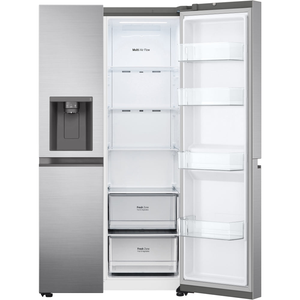 LG GSLV50PZXL 91.3cm Frost Free American Style Fridge Freezer - Stainless Steel | Atlantic Electrics