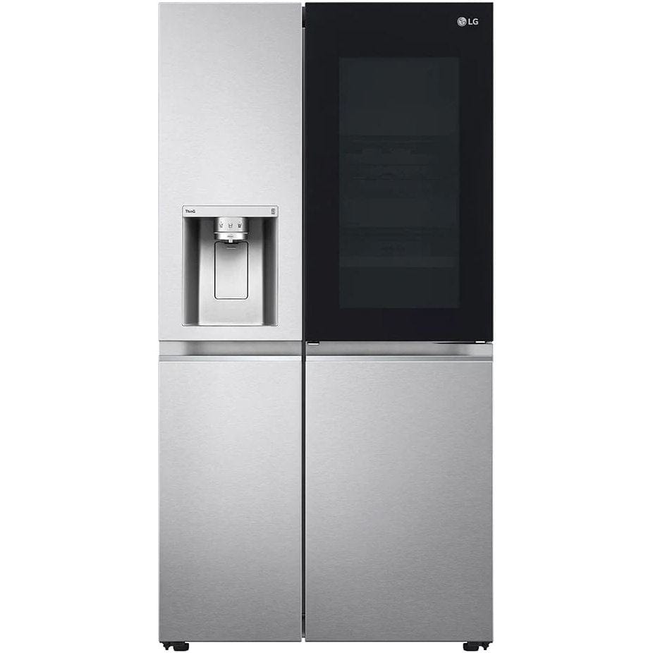 LG InstaView GSXV90BSAE Plumbed American-Style Smart Fridge Freezer - Stainless Steel | Atlantic Electrics