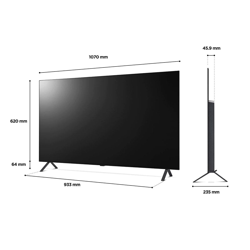 LG OLED48A26LAAEK 48" 4K OLED Smart TV with Voice Assistants | Atlantic Electrics