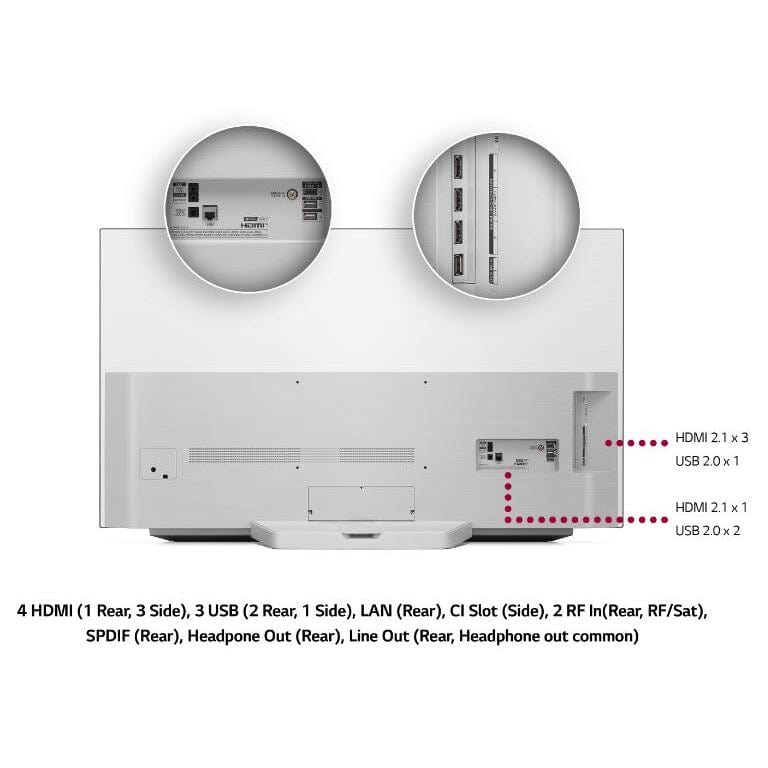 LG OLED48C16LA 48 Inch 4K UHD Smart OLED TV with Freeview Play and Freesat | Atlantic Electrics