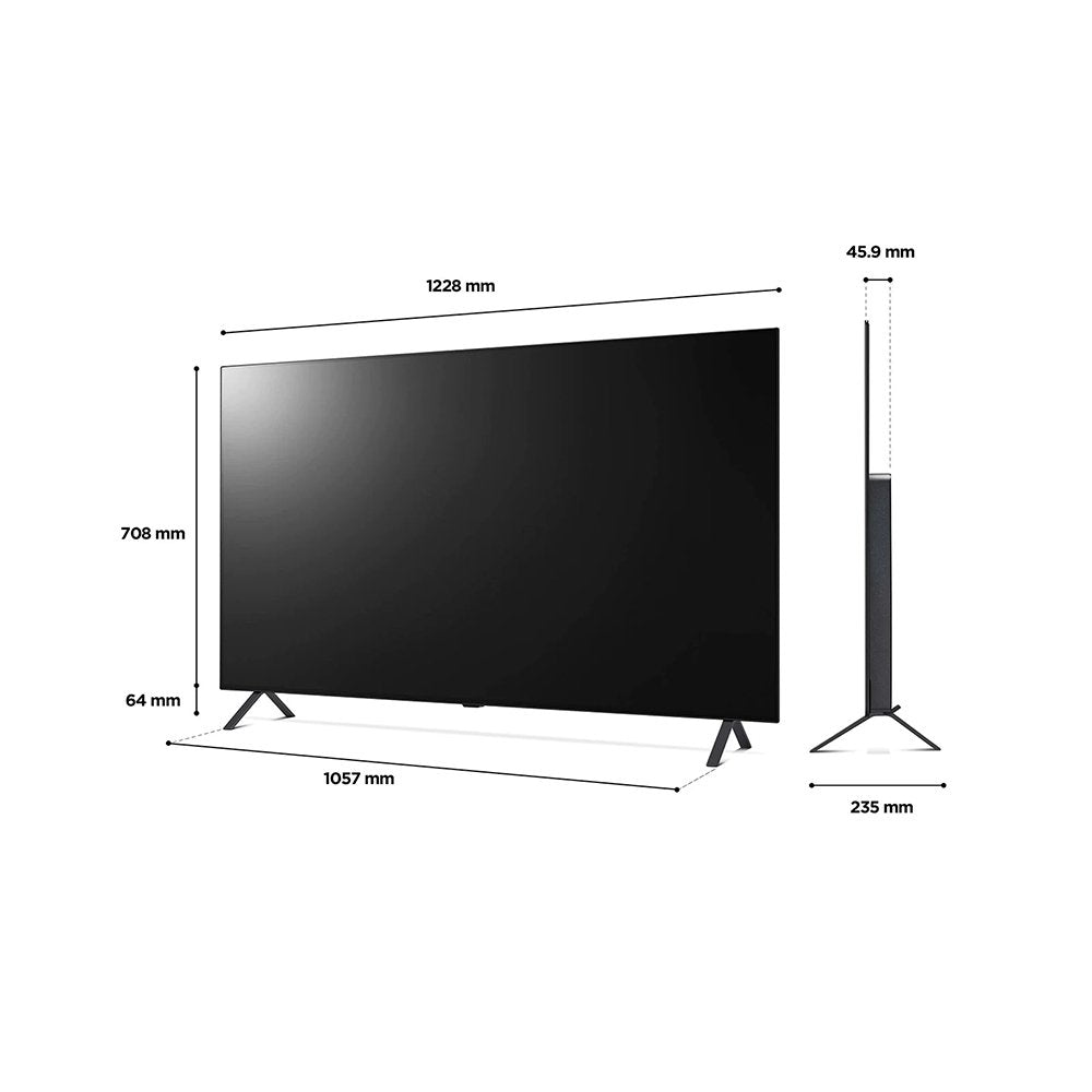 LG OLED55A26LAAEK 55" 4K OLED Smart TV with Voice Assistants | Atlantic Electrics
