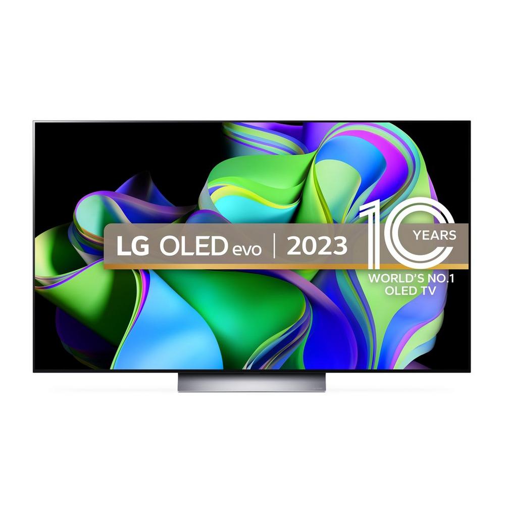 LG 55 Inch OLED55C36LC Smart 4K UHD HDR OLED Freeview TV - Titan Gray | Atlantic Electrics