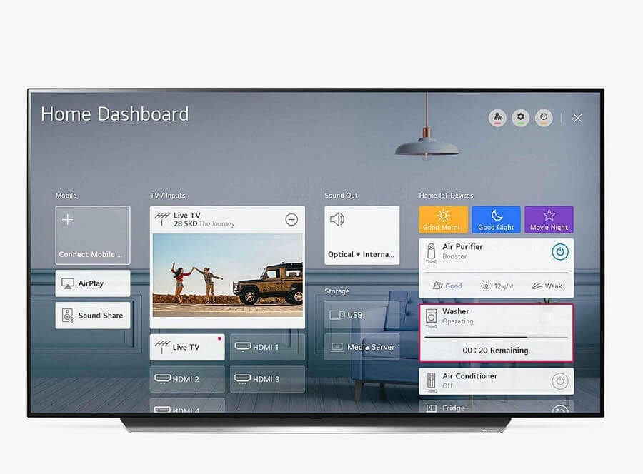 LG OLED55CX5 55inch OLED HDR 4K UHD SMART TV WiFi Dolby Atmos - Atlantic Electrics - 39478160621791