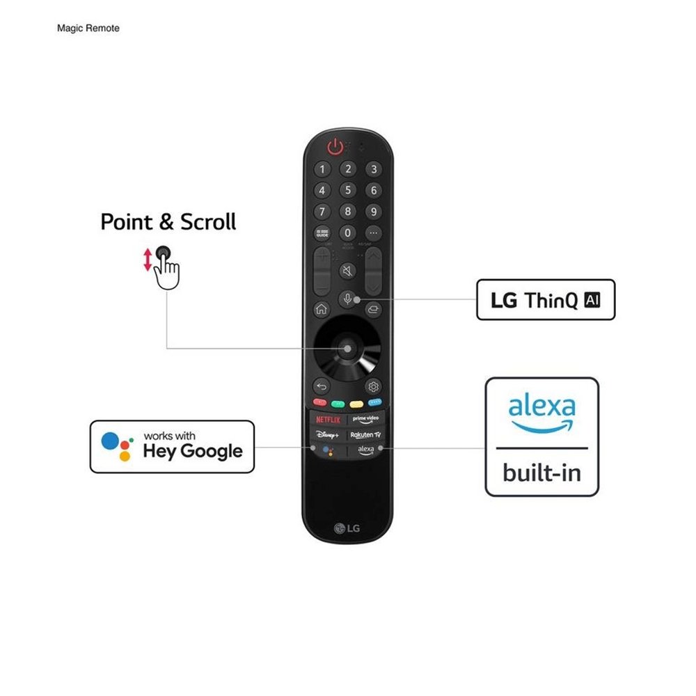 LG OLED65A26LAAEK 65" 4K OLED Smart TV with Voice Assistants | Atlantic Electrics