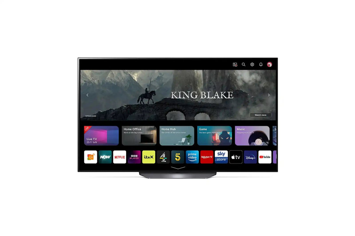 LG OLED65B36LA (2023) OLED HDR 4K Ultra HD Smart TV, 65 inch with Freeview Play/Freesat HD & Dolby Atmos - Black | Atlantic Electrics