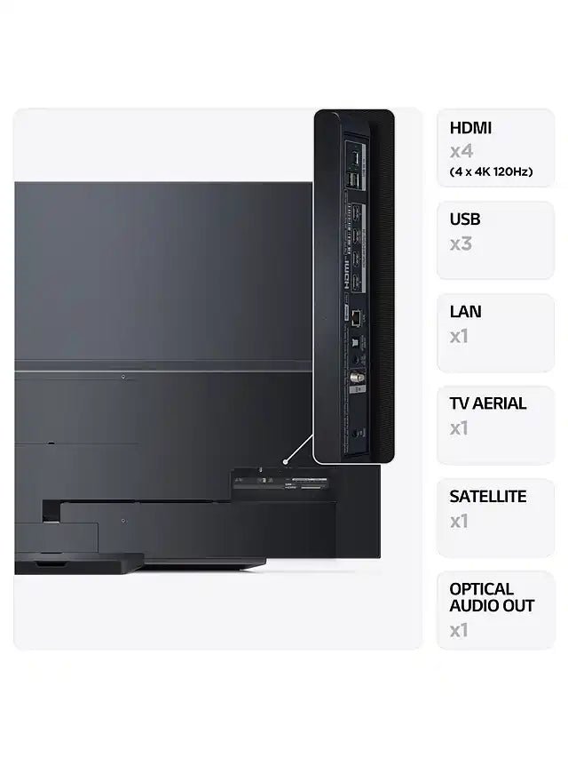 LG OLED83C34LA (2023) OLED HDR 4K Ultra HD Smart TV, 83 inch with Freeview Play/Freesat HD & Dolby Atmos - Dark Titan | Atlantic Electrics