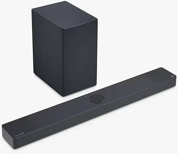 LG USC9S Bluetooth Wi-Fi Soundbar with High Resolution Audio, Dolby Atmos, DTS:X & Wireless Subwoofer, Black | Atlantic Electrics