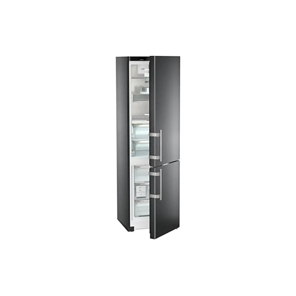 Liebherr CBNBSA5753 Prime 362 Litre Fridge Freezer with BioFresh and NoFrost, 59.7cm Wide - BlackSteel | Atlantic Electrics
