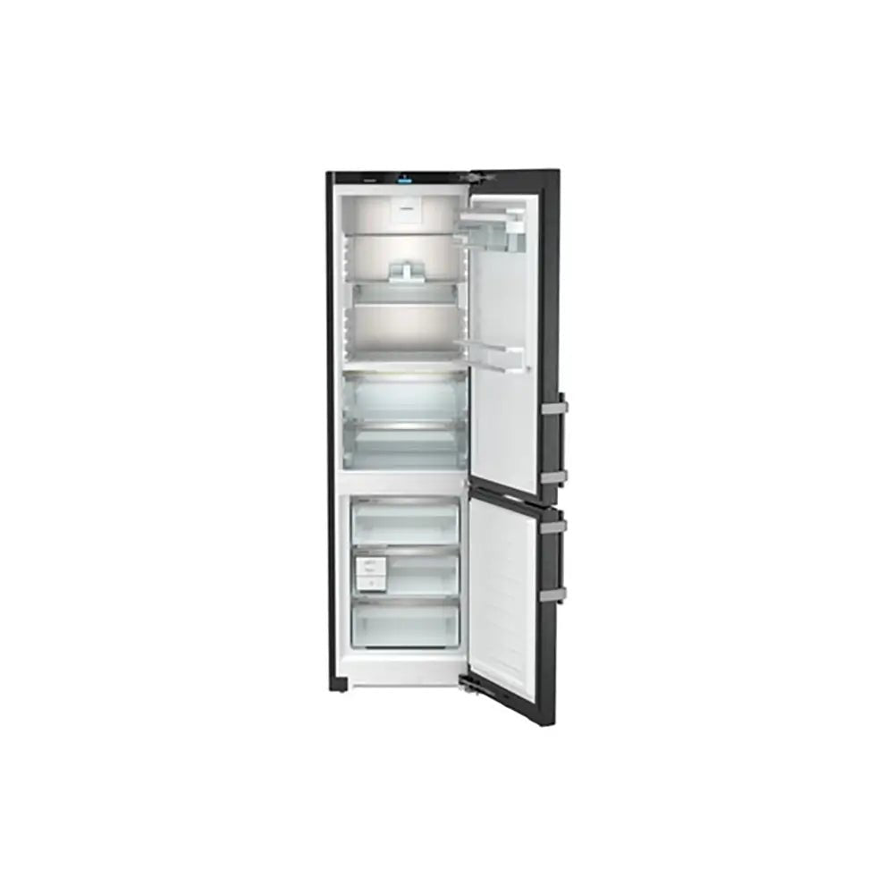Liebherr CBNBSA5753 Prime 362 Litre Fridge Freezer with BioFresh and NoFrost, 59.7cm Wide - BlackSteel | Atlantic Electrics