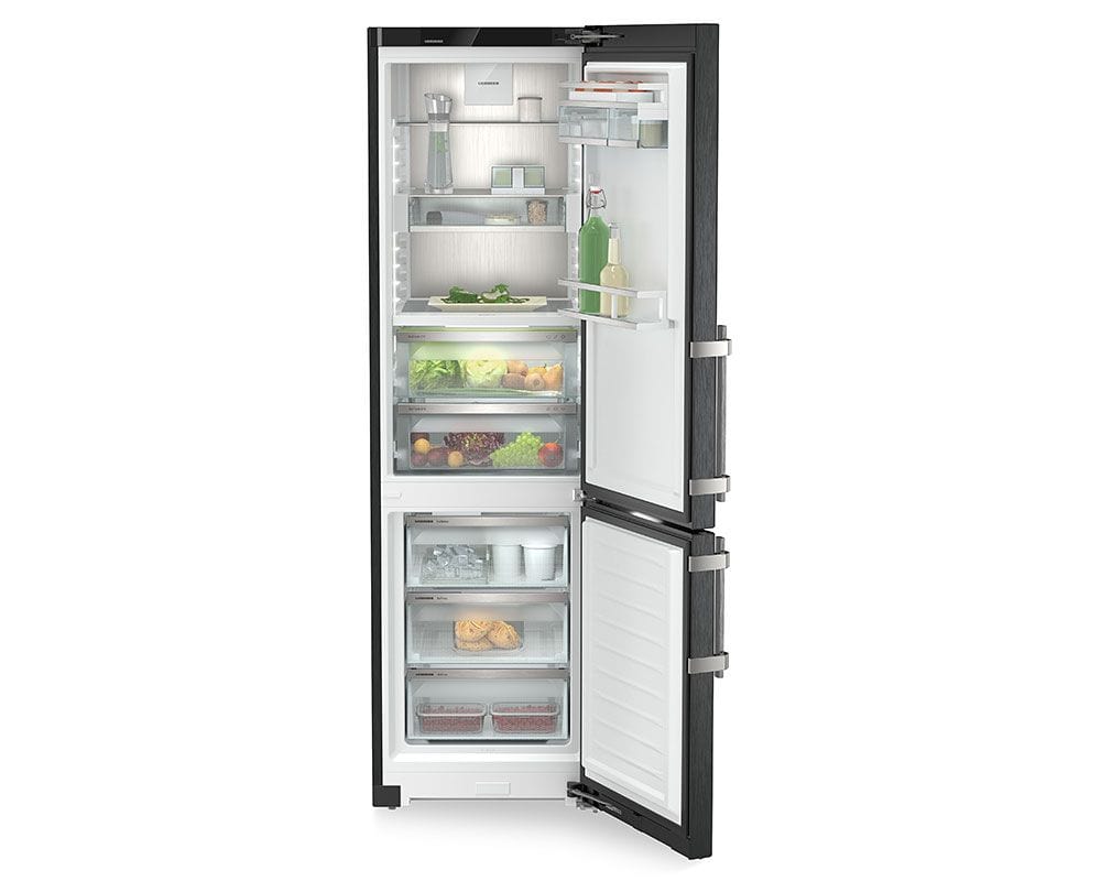 Liebherr CBNBSD576I 363L NoFrost Fridge Freezer Black BioFresh,IceMaker (Fixed Water Connection) | Atlantic Electrics