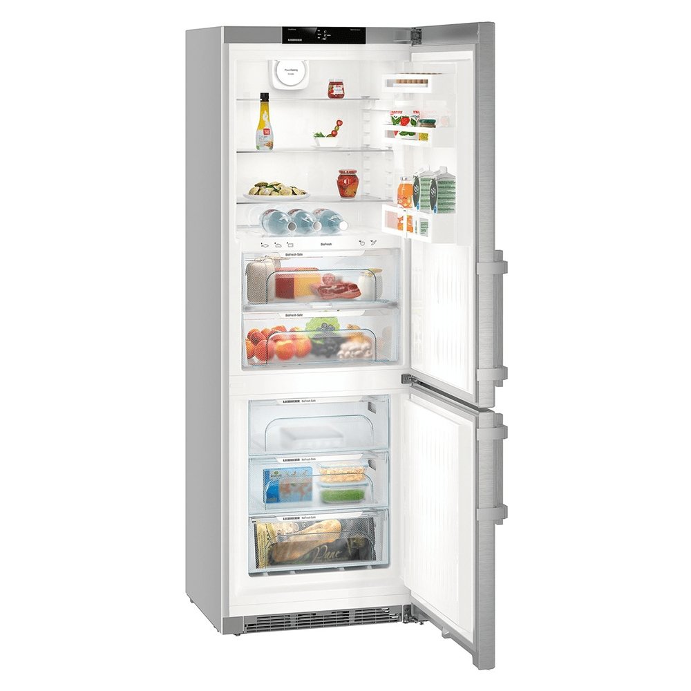 Liebherr CBNEF5735 392 Litre Fridge Freezer with BioFresh and NoFrost- 70.0cm Wide- Stainless Steel | Atlantic Electrics