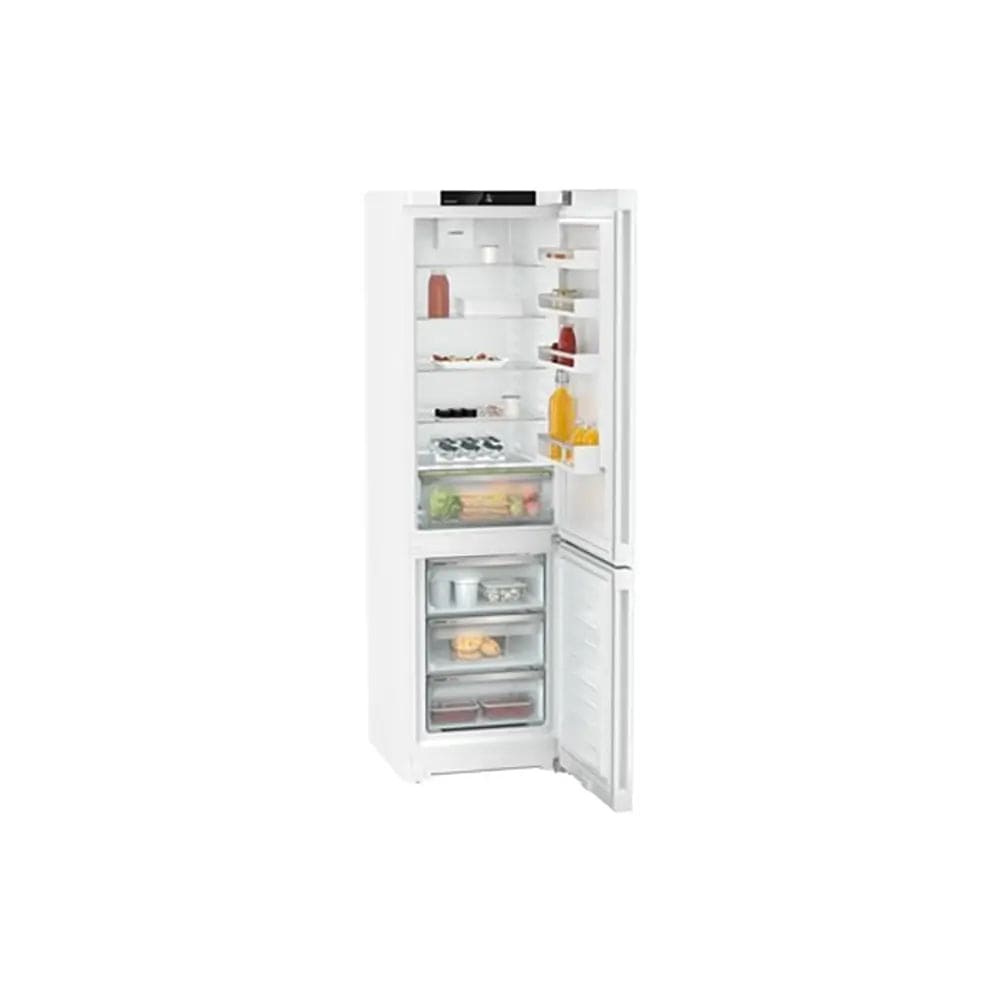 Liebherr CND5703 Pure 371 Litre Combined Fridge-Freezer with EasyFresh and NoFrost, 3 Freezer Drawers, 59.7cm Wide - White | Atlantic Electrics