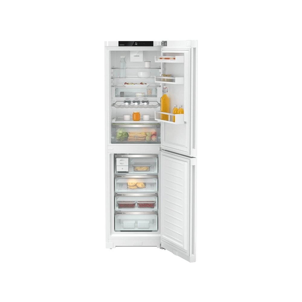Liebherr CND5724 Plus 359 Litre Combined Fridge-Freezer, 4 Freezer Drawers, with NoFrost, EasyFresh- 59.7cm Wide, White | Atlantic Electrics