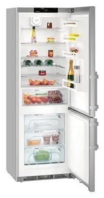 Liebherr CNef5735 60/40 Freestanding Fridge Freezer 299 liters/112 liters - Silver | Atlantic Electrics