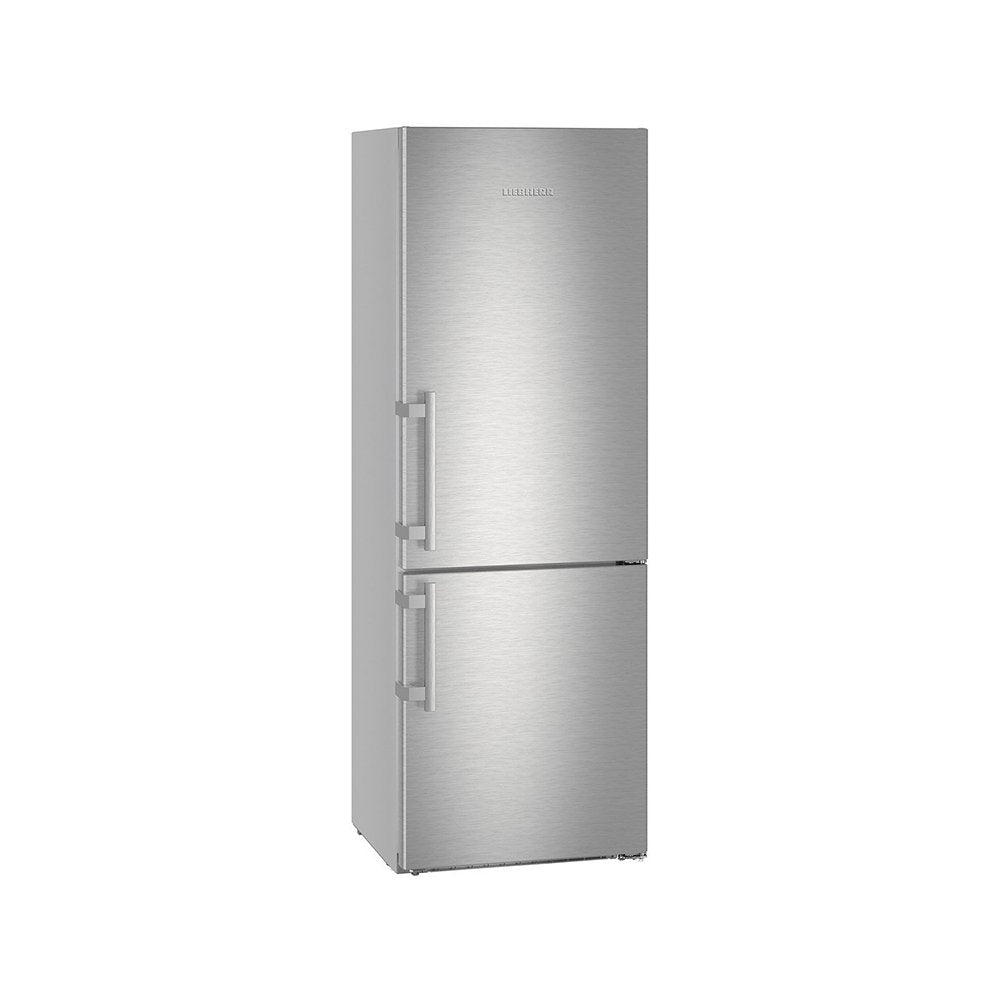 Liebherr CNef5745 411 Litre Comfort Freestanding Fridge Freezer 60-40 with IceMaker and NoFrost- 70cm Wide- SmartSteel Stainless Steel | Atlantic Electrics