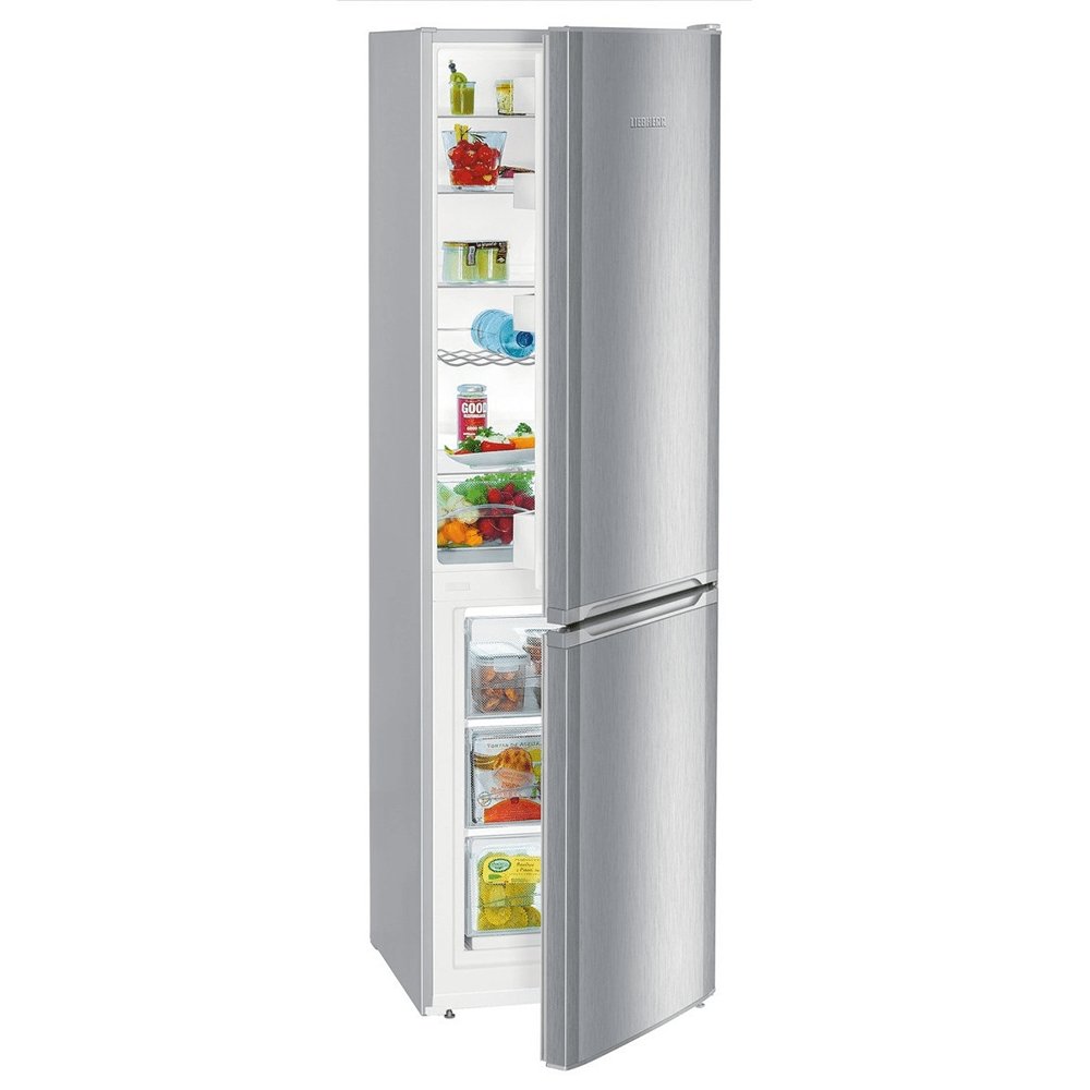 Liebherr CUel3331 296 Litre Freestanding Fridge Freezer 55cm Wide- Stainless Steel Look | Atlantic Electrics