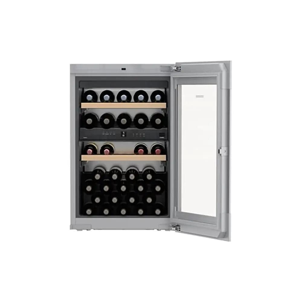 Liebherr EWTgb1683 104 Litre Vinidor Built-In Multi-Temperature Wine Cabinet, 33 Bordeaux Bottles, Flush-Mounted Door Assembly - 59.5cm Wide | Atlantic Electrics