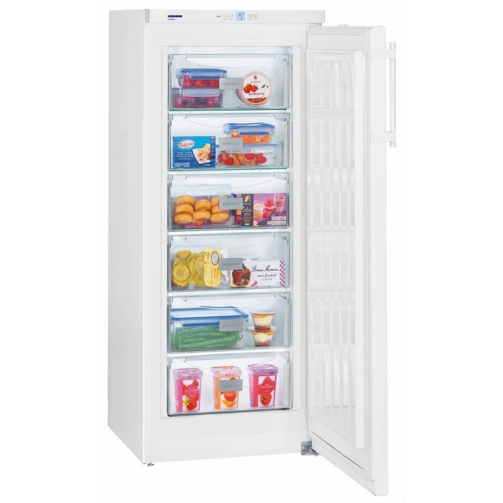 Liebherr GP2433 191 Litre Comfort Freezer with SmartFrost, FrostProtect, 6 Freezer Drawers 60cm Wide | Atlantic Electrics