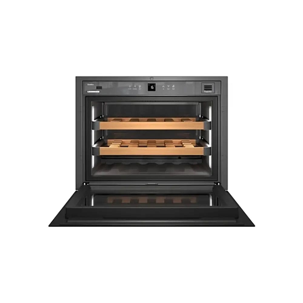 Liebherr GrandCru WKEGB582 18 Bottle Built-in Black Wine Storage Cabinet | Atlantic Electrics