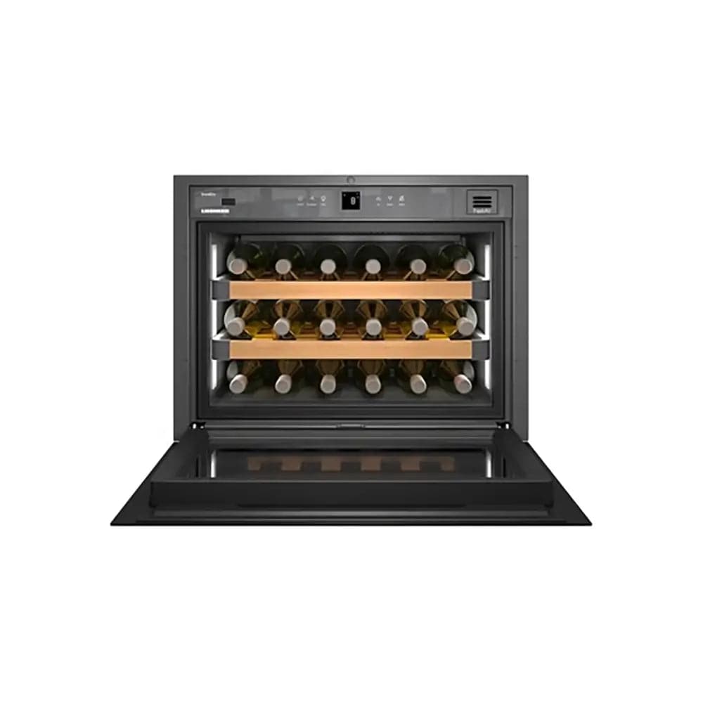 Liebherr GrandCru WKEGB582 18 Bottle Built-in Black Wine Storage Cabinet | Atlantic Electrics